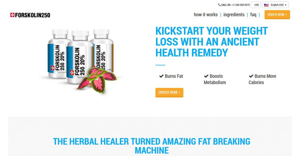 Pure Forskolin 250 Oficial Site