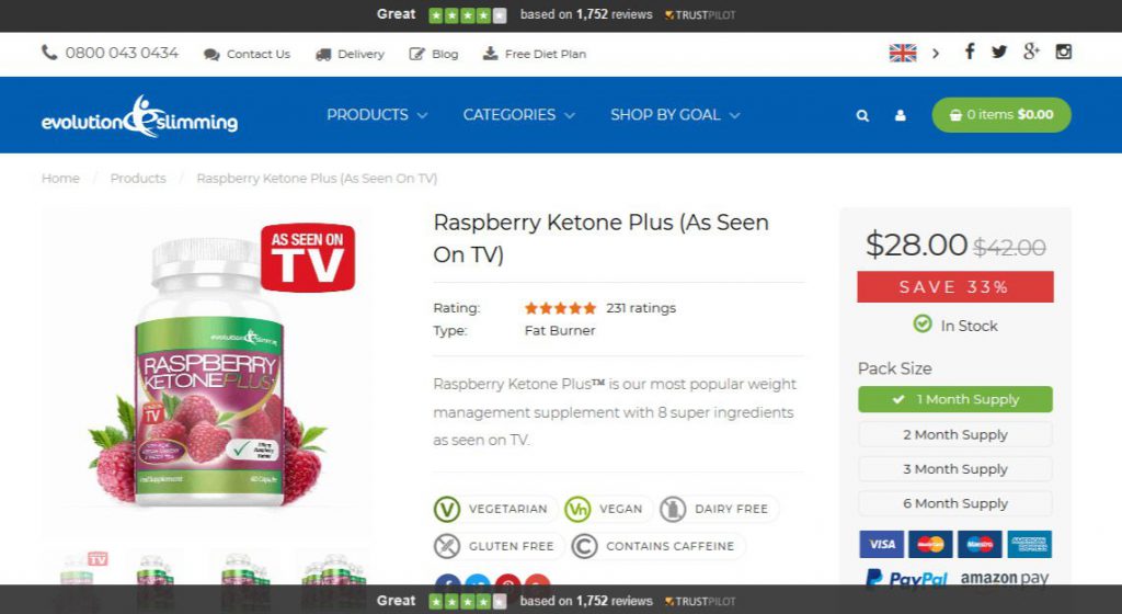 Raspberry Ketone Plus Oficial Site
